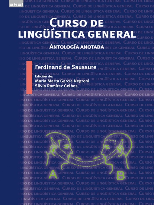 Title details for Curso de lingüística general by Ferdinand de Saussure - Wait list